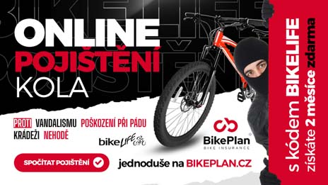 Online pojištění jízdní kola nebo elektrokola