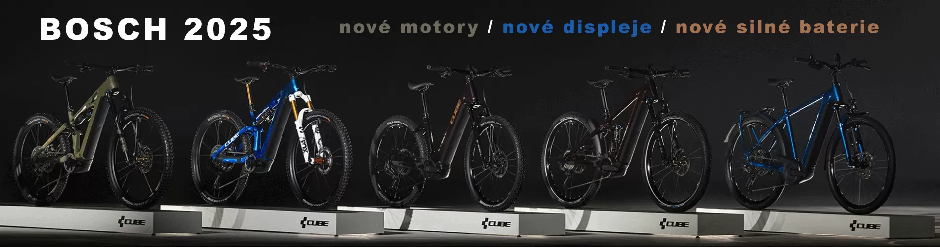 Bosch 2024, nové motory, displeje, silné baterie