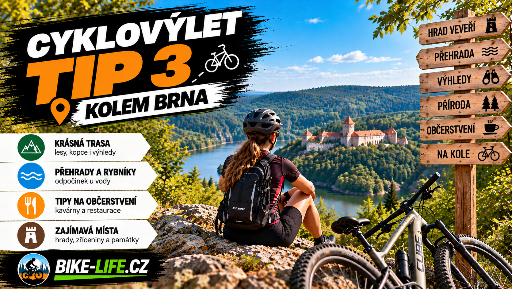 Cyklovýlet kolem Brna - Tip 3