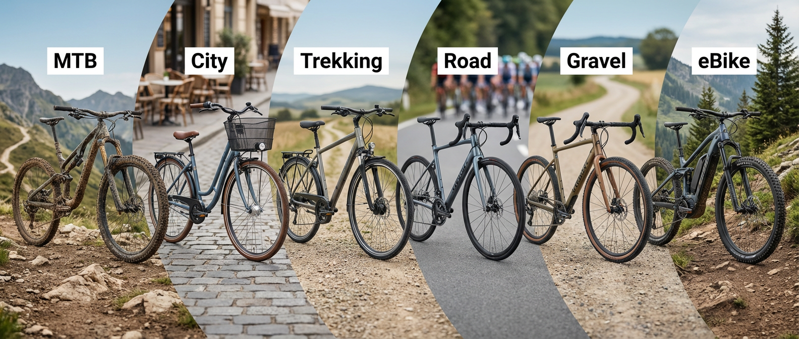 Základní rozdělení kol podle využití