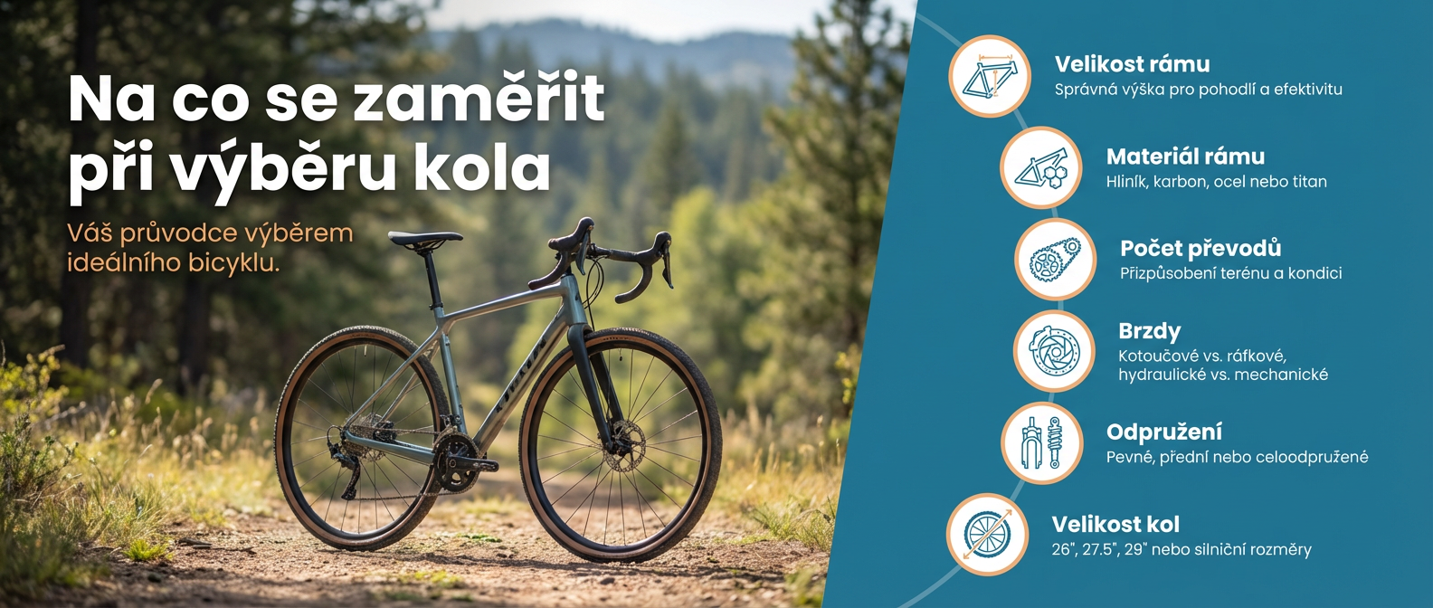 Na co se při výberu jízdního kola zaměřit