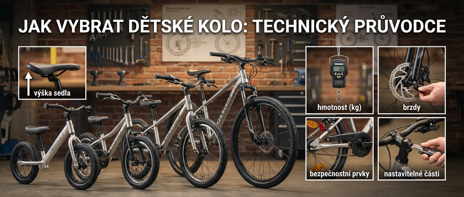 Jak vybrat dětské kolo?