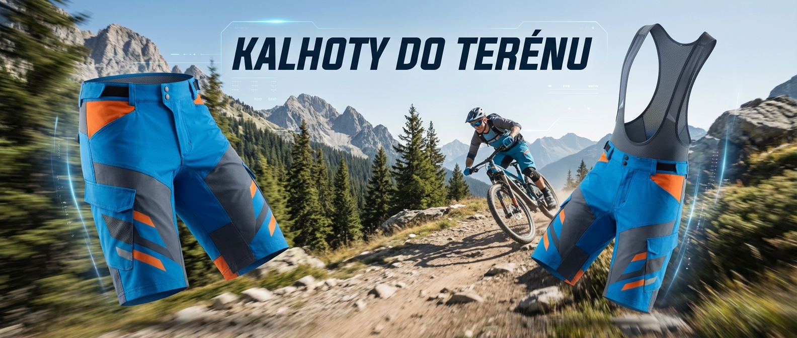 volné cyklo kalhoty mtb
