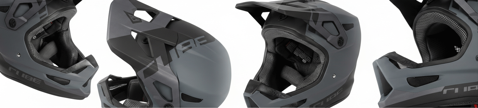 sjezdové integrální přilby na kolo