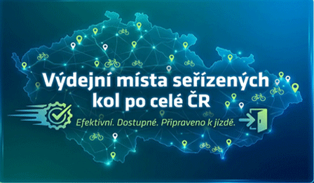 Osobní odběr seřízených kol po celé ČR