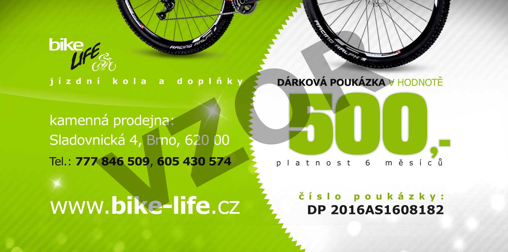Dárkový poukaz BIKE-LIFE.cz