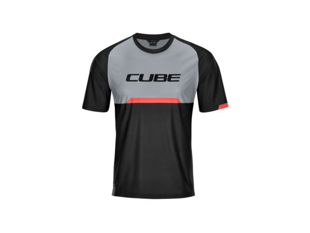 dres CUBE  EDGE ROUND NECK JERSEY black/grey