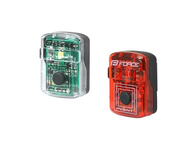 sada světel  FORCE POINT USB přední+zadní