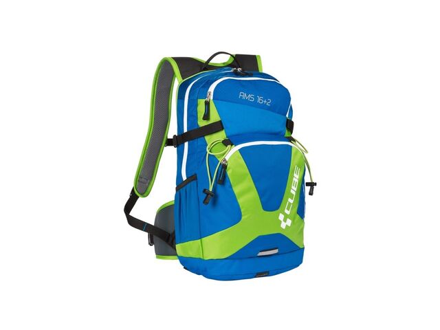 Batoh CUBE AMS 16+2 modro/zelený