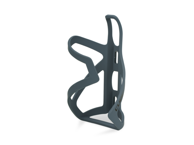 Košík na láhev CUBE pravý matná šedá/lesklá černá