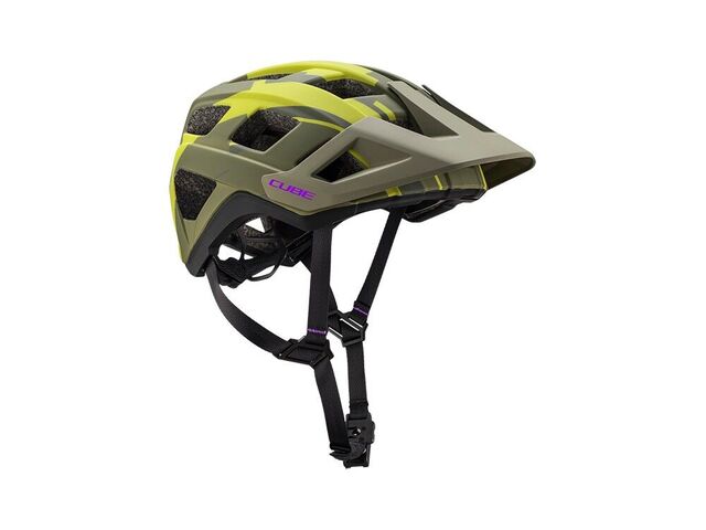 Přilba CUBE BADGER zelená camo