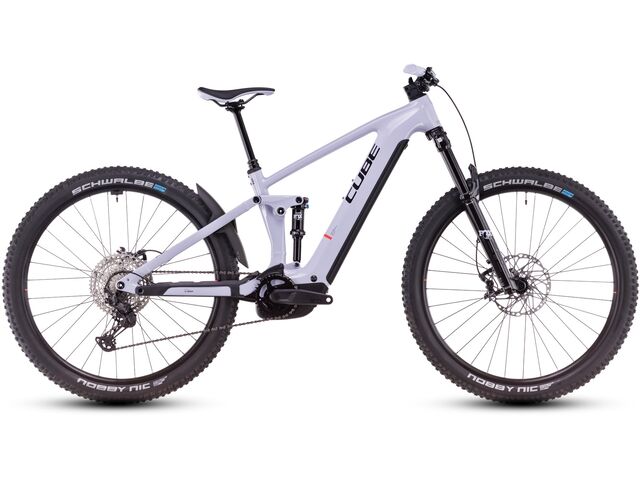 Elektrokolo CUBE STEREO Hybrid ONE44 EXC 800 cyclamen´n´black 2025