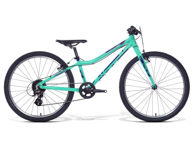 dětské kolo AMULET 24 Fun,  mint shiny/dark violet shiny,2022