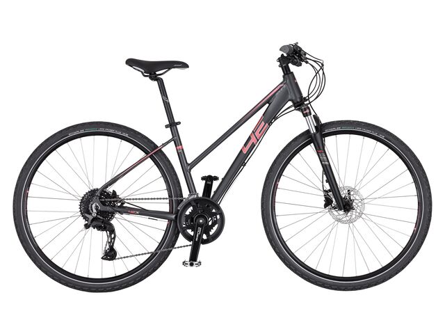 Krosové kolo 4EVER PULSE DISC black / metal pink 2024