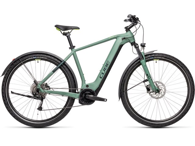 Elektrokolo CUBE NATURE HYBRID ONE 500 Allroad 2021 green´n´sharpgreen