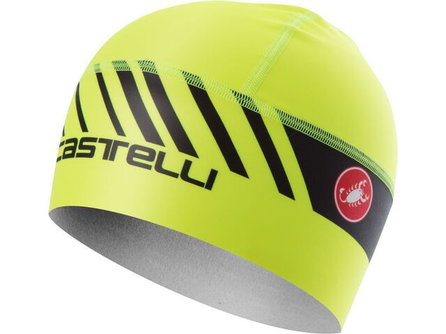 Castelli - čepice Arrivo 3 Thermo Skully, yellow fluo