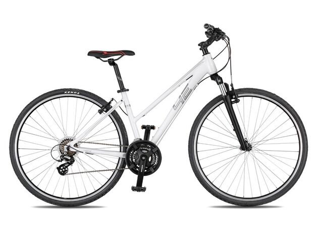 Krosové kolo 4EVER FLAME 2021 bílá/metal stříbrná