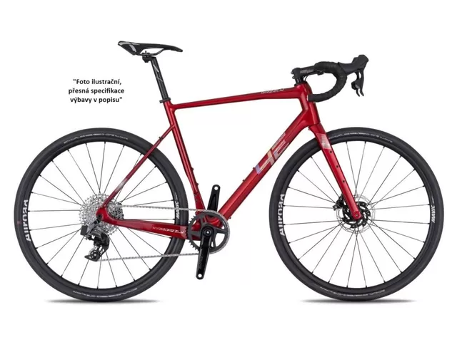 Gravel kolo 4EVER GRIZZLY RACE flame red / hologram