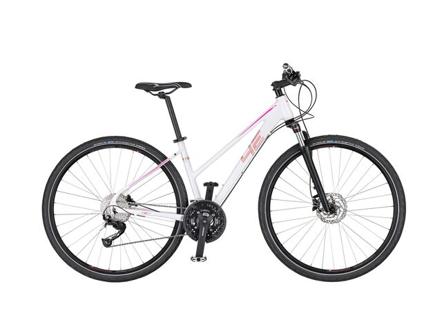 Krosové kolo 4EVER PULSE DISC 2022 bílo/zlatá