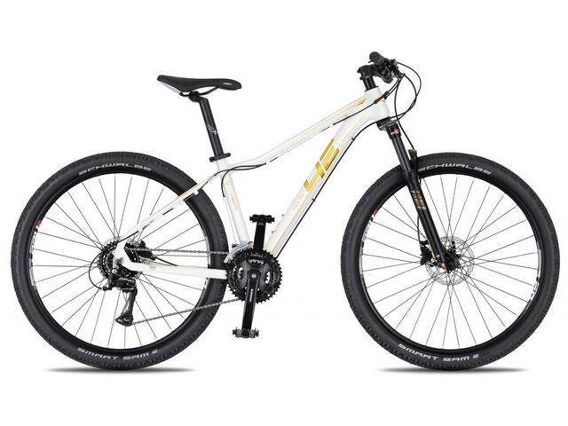 Horské kolo 4EVER TANYA 27,5 Lady shiny white/gold 2024