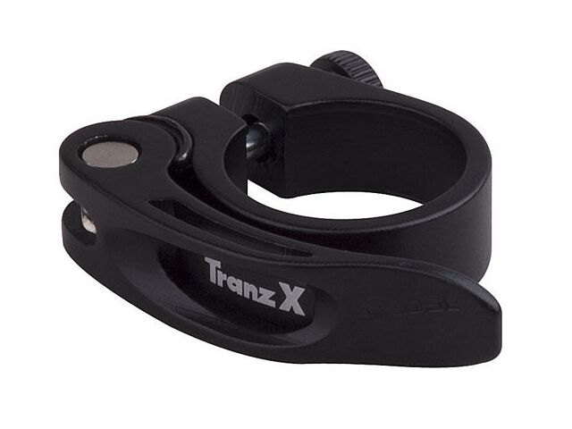 Objímka podsedlová TRANZ-X s rychloupínákem černá