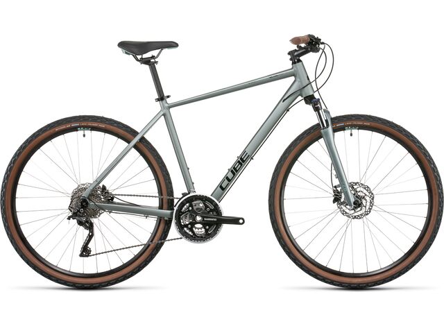 Krosové kolo CUBE NATURE PRO 2022 silvergreen´n´black