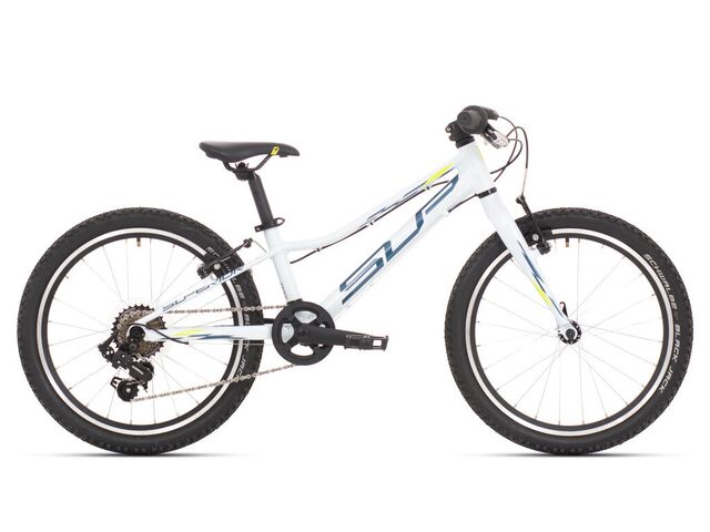 Dětské kolo SUPERIOR RACER XC 20 2021 GLOSS WHITE/BLUE/NEONYELLOW