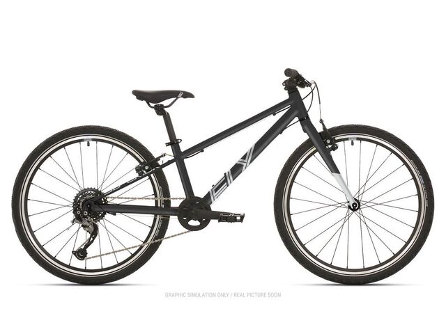 Dětské kolo SUPERIOR F.L.Y. 24 2021 MATTE BLACK/SILVER