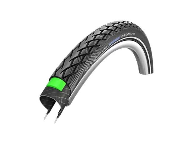 plášť Schwalbe  Marathon 20x1.75 GreenGuard černá+reflexní pruh