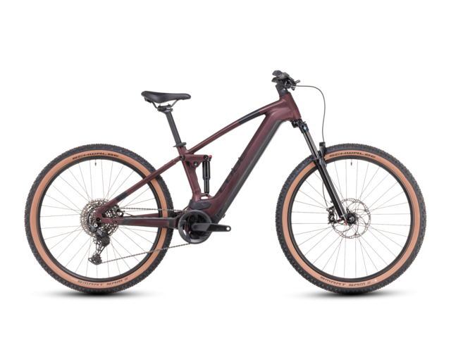 Elektrokolo Cube Stereo Hybrid 120 ONE 750  rubyred´n´black 2024