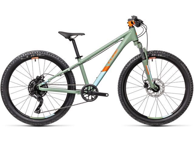 Dětské kolo CUBE ACID 240 DISC 2022 green´n´orange