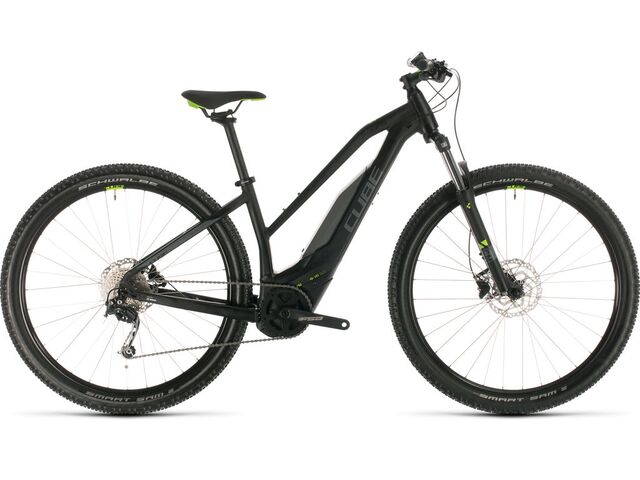 Horské elektrokolo CUBE ACID HYBRID ONE 29 400 TRAPEZE 2020 black´n´green