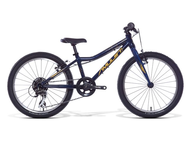 dětské kolo AMULET 20 TOMCAT dark blue metalic/orange shiny 2022