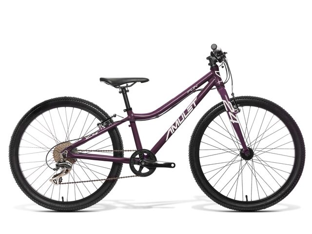 dětské kolo AMULET 24 FUN cherry red/silver 2023