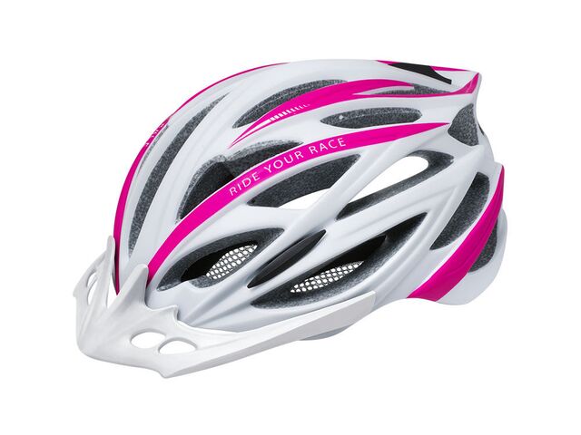 Cyklistická přilba R2 ARROW ATH04G bílo/fialová