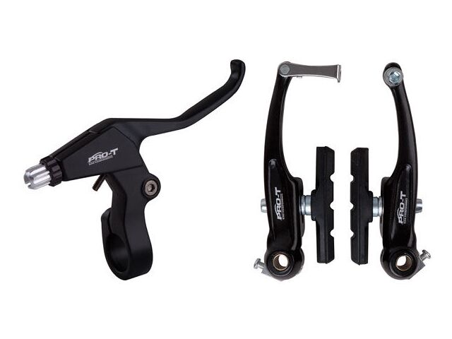 Brzdové čelisti + páky PRO-T V-brake dural