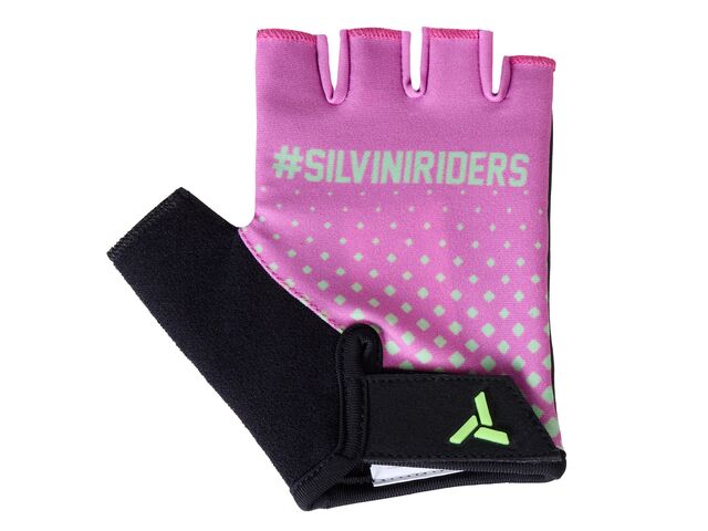 Dětské cyklistické rukavice Silvini CA2433 Gaioni blush-green