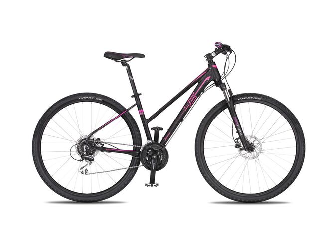 Krosové kolo 4EVER JASMINE DISC 2019 černá/růžová