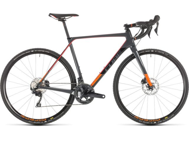 Cyklokrosové kolo CUBE CROSS RACE C:62 PRO 2019 grey´n´red