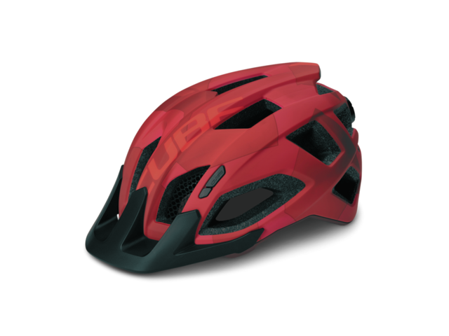 Přilba CUBE PATHOS červená