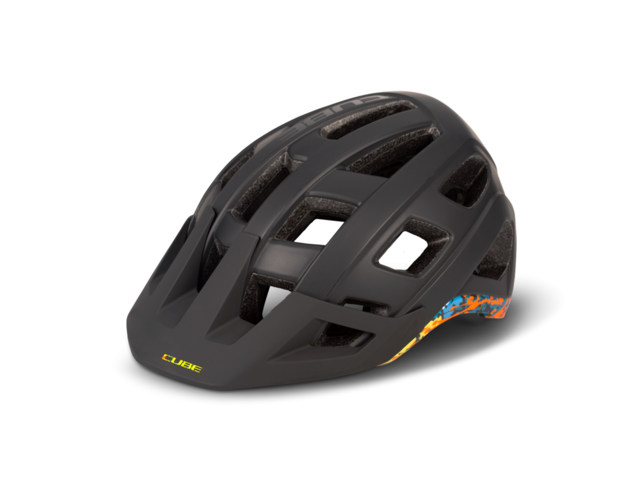 Přilba CUBE BADGER black´n´splash