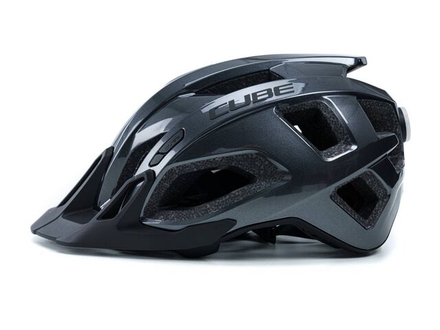 Přilba CUBE QUEST  glossy iridium black