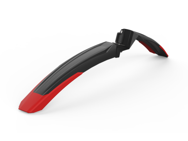 Blatník ACID CUBE vane přední černo červená