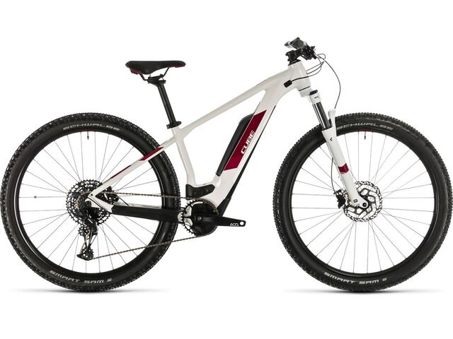 Horské elektrokolo CUBE ACCESS HYBRID PRO 27,5 500 2020 white´n´berry