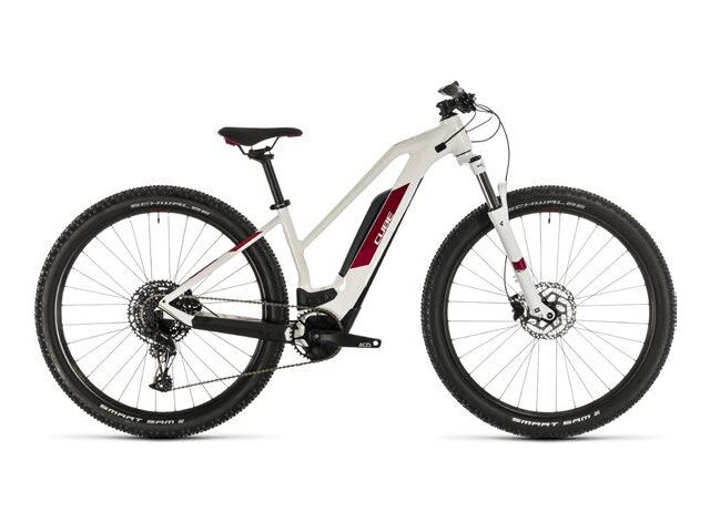 Horské elektrokolo CUBE ACCESS HYBRID PRO 29 500 TRAPEZE 2020 white´n´berry