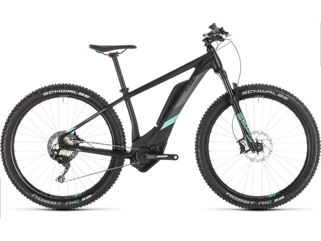 Horské kolo CUBE ACCESS HYBRID RACE 500 27,5 2019 black´n´mint