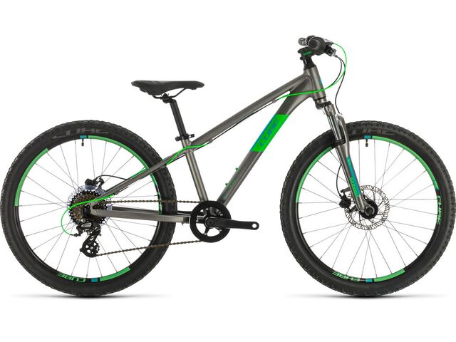 Dětské kolo CUBE ACID 240 DISC 2021 grey´n´neongreen