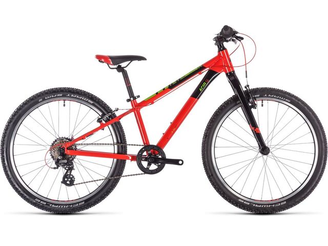Dětské kolo CUBE ACID 240 SL 2020 red´n´green´n´black