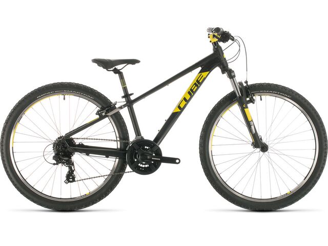 Dětské kolo CUBE ACID 260 2022 black´n´yellow
