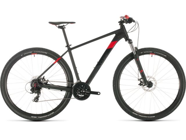 Horské kolo CUBE AIM 27,5 2020 black´n´red